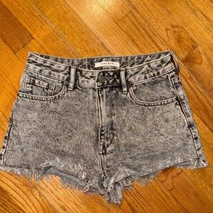PacSun Gray Acid Wash Jean Shorts